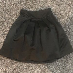 Satin Pleated Skirt